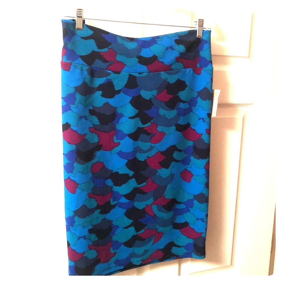 LulaRoe mermaid Cassie pencil skirt. 2x